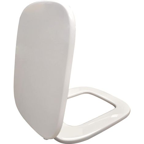 Ideal Standard - Rio, Copriwater compatibile, Copri wc rettangolare squadrato, Bianco (1/2)