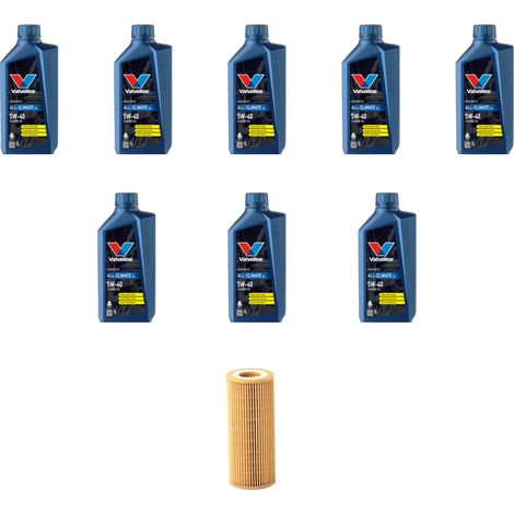 Kit filtro olio e 8L compatibile con Bmw x3 (E83) 3.0d 160kw dal 2005 al 2010 (1/2)