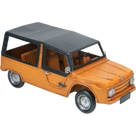 Figurine décorative Ancienne voiture en métal vieilli