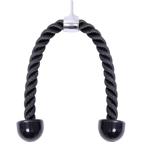 Corde Triceps Corde de Traction Musculation Tricepes Bicepes Accessoire de Tirage Poignées de Résistance Appareil à Poulie Appareil à charege guidée (1/5)