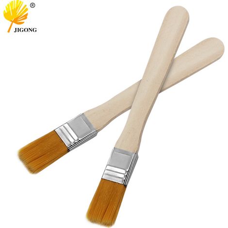 Brosse de nettoyage en nylon pour clavier/ordinateur portable et circuit imprimé, outil de nettoyage pour éliminer la poussière, petite brosse à manche en bois