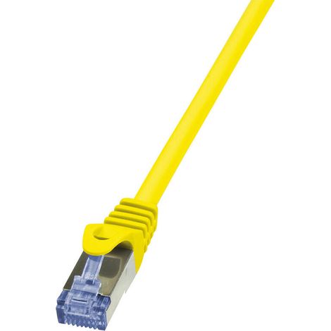 LogiLink CQ3037S - Cable PrimeLine CAT6A S/FTP Patch PIMF LSZH de 1 m, amarillo