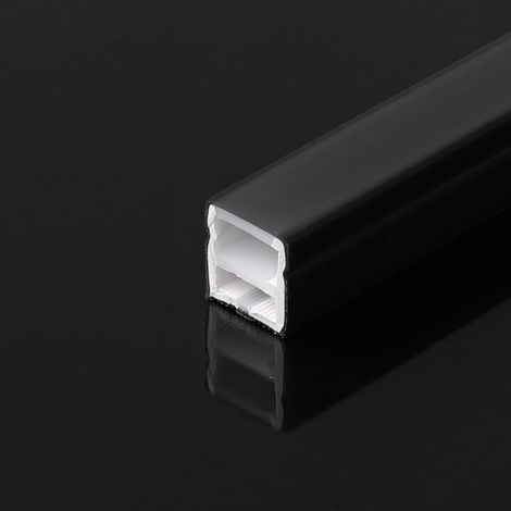 Funda De Silicona Flexible Negra - Tira LED A Neón - 12x12