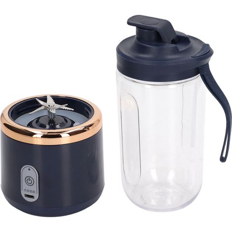 Tragbarer Standmixer 400 ml, 6 Klingen, 22.000 U/min, 1500 mAh Akku, Gehäuse aus lebensmittelechtem PCTG, USB-Ladefunktion, ideal für Reisen, Obst, Gemüse und Kaffee. (1/5)