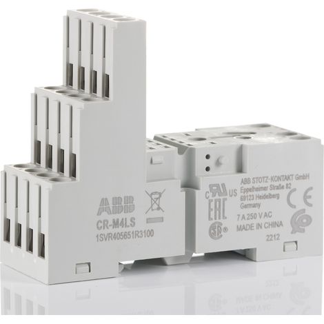 Support relais ABB série CR-M, Montage sur CI ( Prix pour 1 )