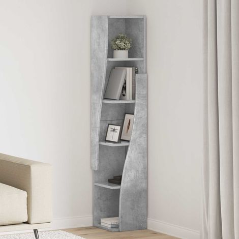 vidaXL Armario de esquina 27,5x27x140cm Madera de ingeniería (1/5)