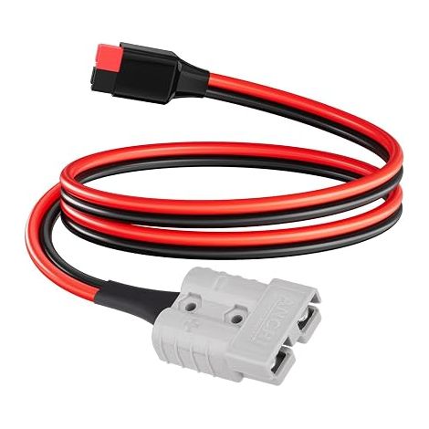Cavo di prolunga Anderson ELFCULB, da connettore Anderson 10AWG 50A a connettore Anderson 45A con cavo (0,6 m) (1/5)