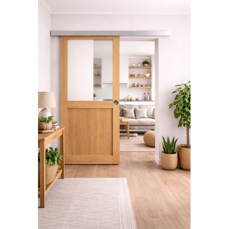 Porta scorrevole gd menuiseries atelier spessore 40 mm binario alluminio (1/3)