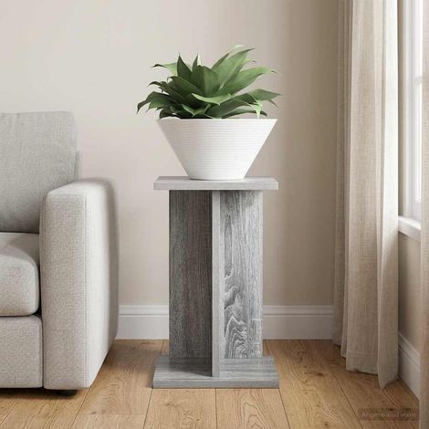 vidaXL Support de Plante Gris Sonoma 25 x 25,5 x 40,5 cm