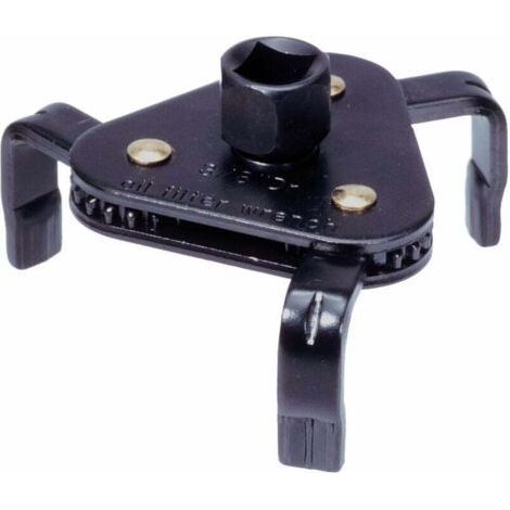 Flat Oil Filter Wrench, Three-claw Machine Filter Wrench Oil Grid Oil Filter Element Removal Tool Auto Maintenance Tool (1/4)