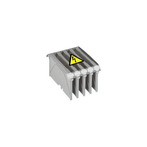 Capot de protection pour bloc de jonction de puissance nu viking 3 pour 3 blocs pas 46mm ou 4 blocs pas 34mm LEGRAND 039486