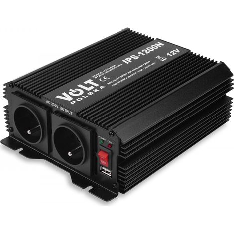 Convertisseur de tension Volt Polska IPS 1200 N 12/230V 800/1200W (3IPS120012)