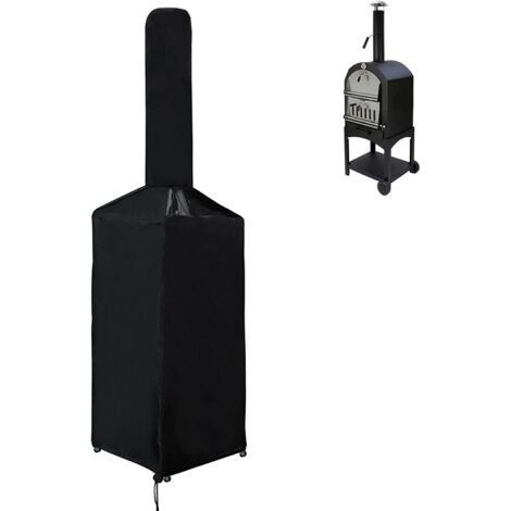 Housse pour Four À Pizza, Bâche de Protection pour Four À Pizza Extérieur Patio de Jardin Extérieur Housse de Rangement pour Four de Gril de Protection Étanche et Résistante Parfait,6545107165cm (1/5)