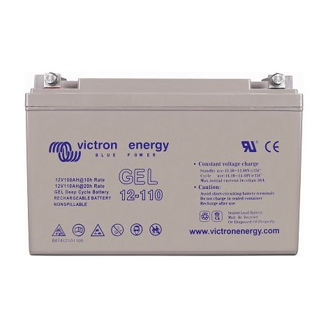 Victron – Batterie solaire GEL 220Ah 12V – 100% étanche – Longue durée de vie jusqu'à 12 ans – Faible autodécharge < 2% par mois