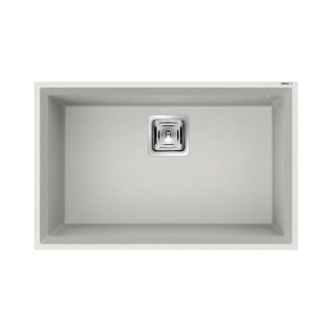 Lavello Elleci Incasso 1 vasca 69x43,8 Karisma 120 Sottotop Granitek Bianco LGK12068BSO (1/3)