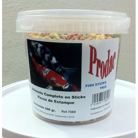 PECES ESTANQUE STICKS 200 GR. PRODAC