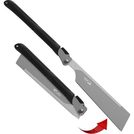 FAMEX 5527 Scie Japonaise Dozuki pliante, Made in Japan, 240mm,22 TPI (1/5)