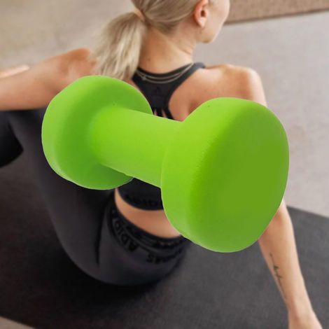 TRADE SHOP - Manubrio Singolo 9 Kg In Vinile Allenamento Esercizi Casa Palestra Workout Fit - (1/3)