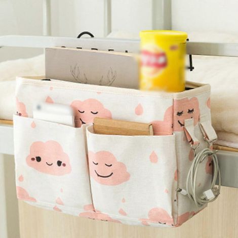 Kompatibel mit Nachttisch, Bett, Schreibtischtasche, Sofa, Fernbedienung, Hängetasche, Nachttisch-Organizer (1/5)