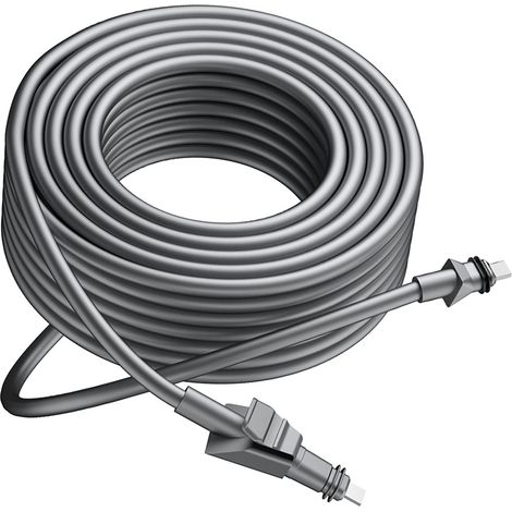 Cavo satellitare da 75 piedi e 23 metri, con guaina in gomma e rame stagnato, grado di protezione IP68, ideale per schermi piatti ad alte prestazioni. (1/5)