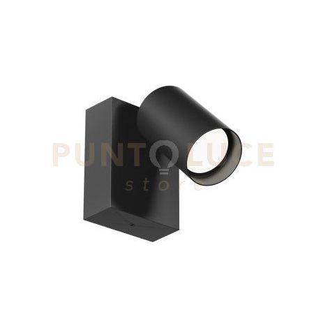 GES2071- APPLIQUE FARETTO ORIENTABILE A LED 3000-4000-6500K 600-670-660LM 9W COLORE ANTRACITE 1 LUCE