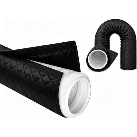 Gaine de protection pour tuyau de climatisation - 150 x 53 cm - Velcro noir (1/5)
