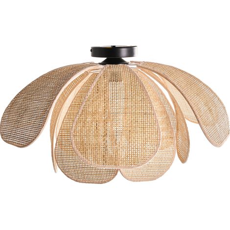 Deckenlampe CHIREDZI Rattan Naturfarben