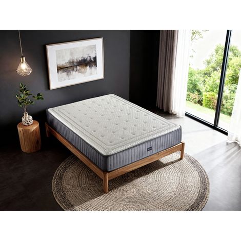 Materasso a molle insacchettate SHAULA TITAN SPRING 150x190 Altezza 29 cm con 2 cm di memory foam