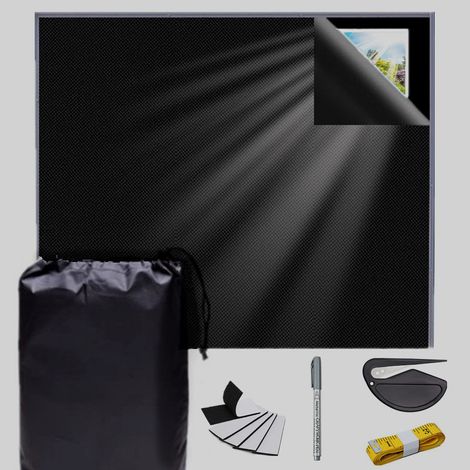 Store Occultant sans Perçage 200x145 cm – Découpable, Thermique, 30 Attaches (1/5)