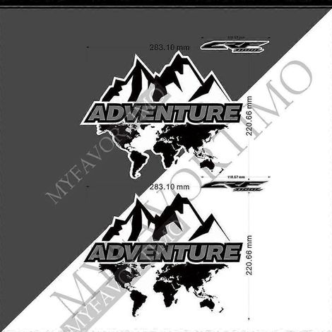 Autocollant pour moto, sacoches latérales supérieures, valise en aluminium pour Honda Africa Twin CRF1000L Adventure Sports --Africa Twin22 (1/5)