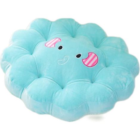 Coussins de siège décoratifs super doux et confortables Oreillers de sol de dessin animé pour les enfants ronds (1/5)
