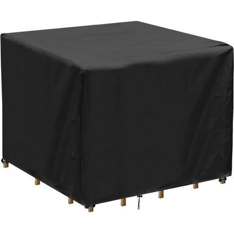Housse de protection pour meubles de jardin – Tissu Oxford 420D imperméable – Anti-UV – Dimensions 90x90x90 cm – Sac de transport inclus (1/5)