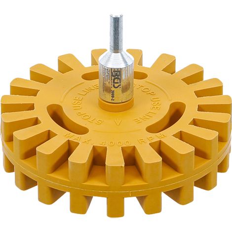 BGS Gomme pour film plastique avec lamelles Ø 100 mm - 3999-2 (1/5)