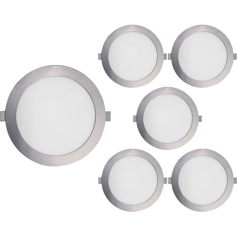 Pack 6 Downlights LED Empotrables Redondos Nuva Mini 12W 1700lm Ø (1/2)