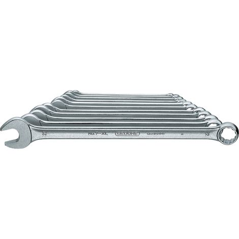 Ringmaulschlüsselsatz 7 XL-012 12-tlg.SW 10-32mm Form A CV-Stahl GEDORE