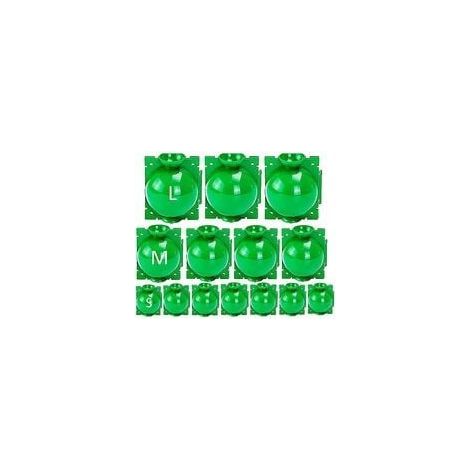 14 Pièces Boîte d'Enracinement de Plante Balle de Propagation, Boîte de Greffage Boîte Boule de Propagation Haute Pression Dispositif D'enracinement des Plantes (L+M+S, Vert) (1/5)
