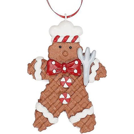 Petite Sculpture De Bonhomme En Pain D'pices  Suspendre Cadeau Personnalis Pour Les Personnes Arbre De Nol, Maison, Bureau, Voiture, Dcoration De Jard
