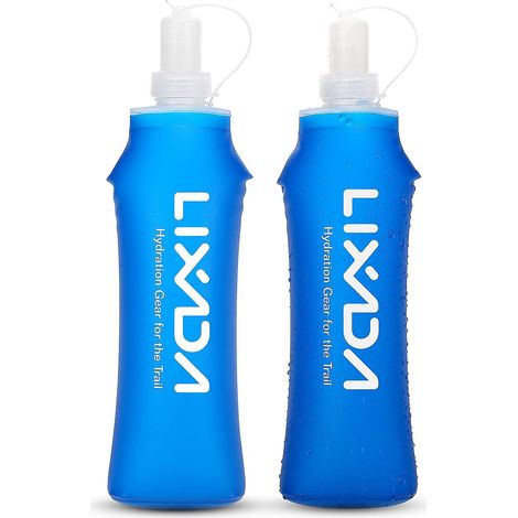 Lixada 500ml Outdoor-Trinkflasche, faltbar und weich, BPA-frei, zum Laufen, Wandern und Radfahren