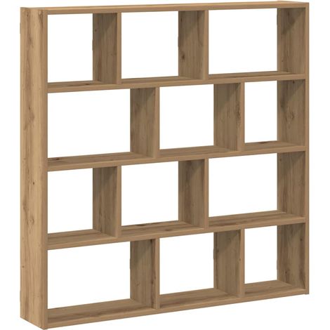 Maison Exclusive - Würfelregal 12 Fächer Artisan-Eiche Holzwerkst