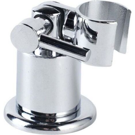 Supporto per doccia a pioggia, supporto regolabile a 180 gradi, supporto in metallo cromato per doccia a mano con viti per una facile installazione, ideale per bagni, solido e durevole (1/3)