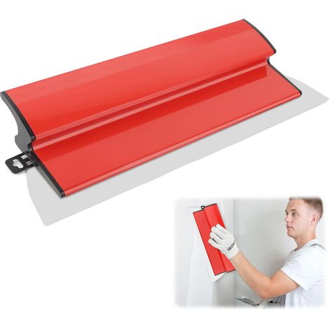 Spatule Enduit Lissage Set, 40 cm Z Couteau a Enduire, Couteau Enduit Acier Inoxydable, Couteau à Enduire pour Le Plâtrage de Plafond et Mur, Lame a Enduire de 0,3 mm D'épaisseur