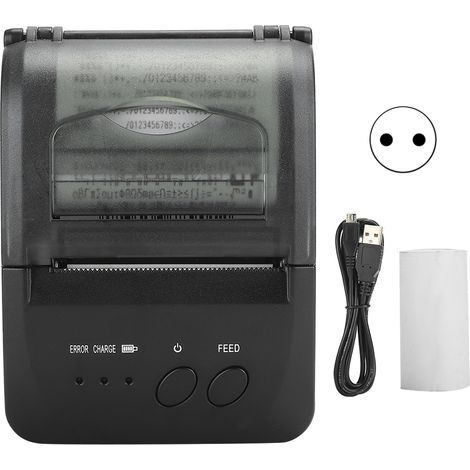 Imprimante thermique Bluetooth POS-5809, 100-240 V, norme européenne (1/5)