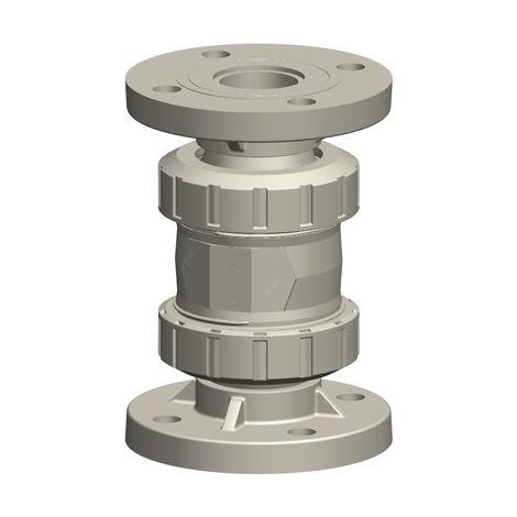 Clapet anti-retour GF 562 PP/EPDM d 20 à bride fixe, ressort 1.4310