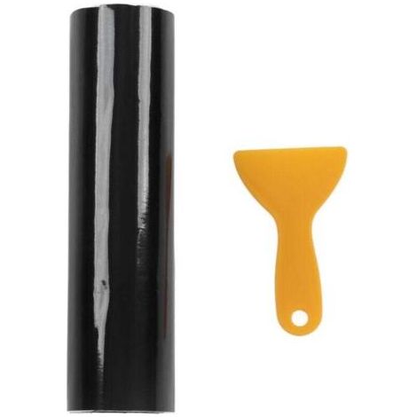 Bande Pare-Soleil Universelle Pour Voiture Et Van Noir Brillant 140x20cm Adhésif PVC
