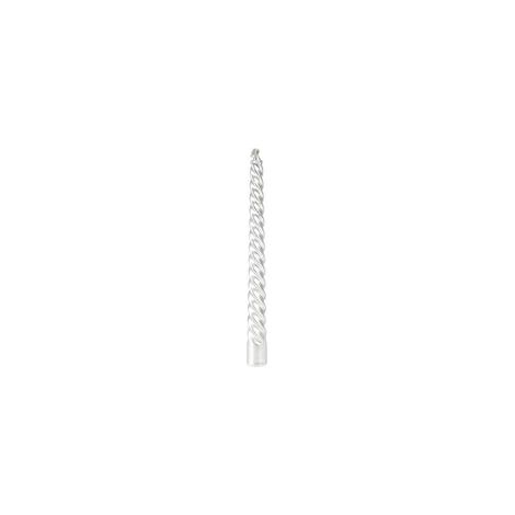 Velas largas decorativas modernas – Juego de 4, acabado plateado, para uso en interiores, Navidad y bodas.