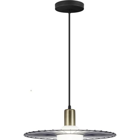 Colgante modelo Niza acabado negro 23 cm(alto)36 cm(ancho)36 cm(largo) (1/3)