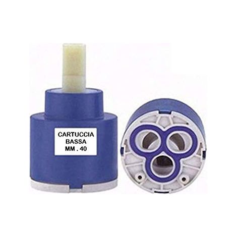 Cartuccia ricambio miscelatore rubinetto 40mm Bassa senza distributore Universale