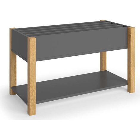 Libreria bambini Malia, Grigio/quercia, 80 x 46 cm, Vitalispa