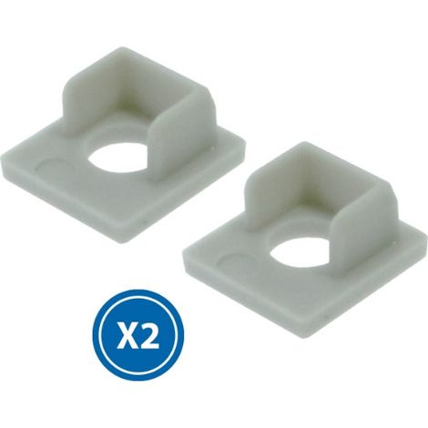 Pack 2 Tapones para Perfil  Blanco   IluminaShop