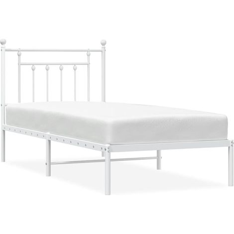 Maison Exclusive - Estructura cama sin colchón con cabecero metal (1/5)